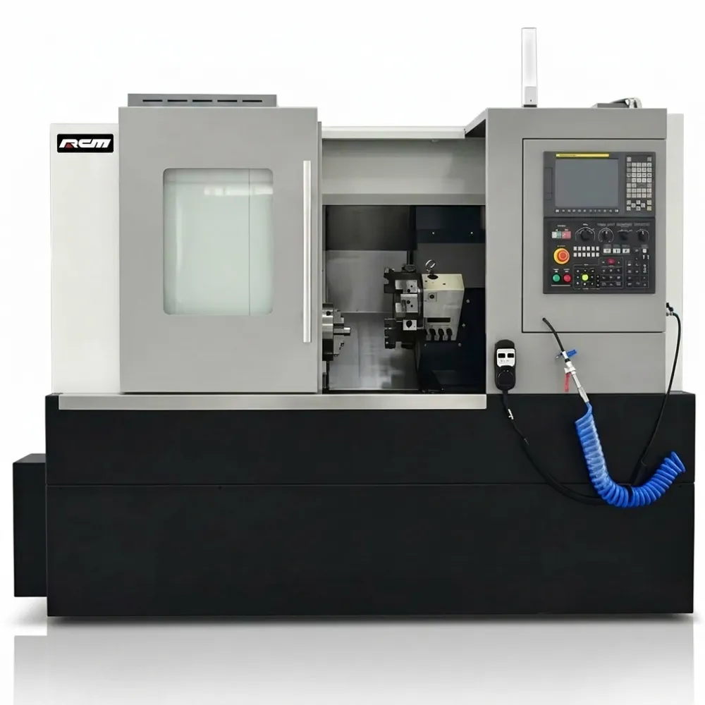 Токарный станок RCM <BR-200L> ЧПУ GSK988TA, наклонная станина, линейные направляющие, Dmax=560mm, Токарный станок с ЧПУ, наклонной станиной и линейными направляющими