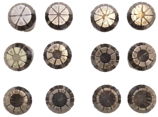 Набор цанг прецизионных в деревянном кейсе <ER20AA-12 pcs