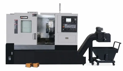 Токарно-фрезерный обрабатывающий центр RCM Expert <BR-20H-400DY>, ЧПУ GSK980TDI с наклонной станиной (жесткими коробчатыми направляющими)