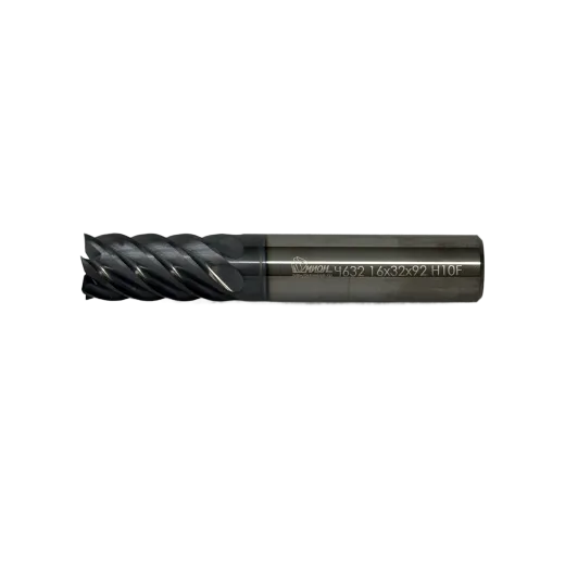 Фреза концевая, 16 мм, 6 зубьев, МИОН <16-32-92 z-6> Ч632 Н10F TiAlN