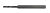 Сверло ц/х 2х55 мм, Китай <DA83-3-0200> по металлу