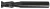Фреза концевая, 14х35 мм, 45гр. по алюминию, Инреко