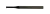 Фреза концевая резьбовая, 2,4 мм, шаг резьбы 0.5 мм, DaoQin <D1MT030240C9.2-0.50ISO BR205>