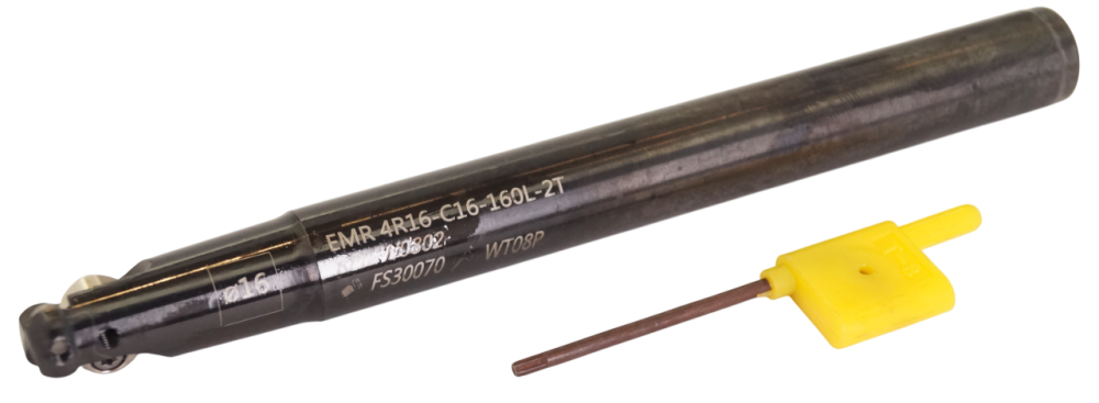 Фреза под сменные пластины, концевая, 16 мм, 2 зуба