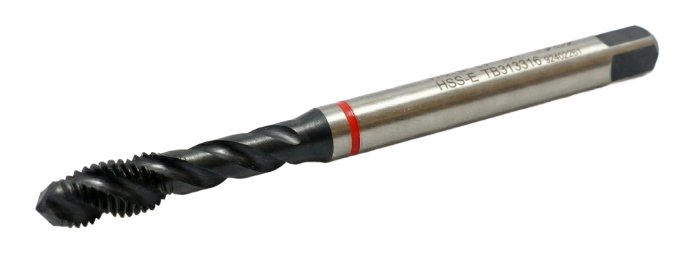 Метчик ходовой глухой М6 х 1,0 мм, YG-1 <TB313316> со спиральной канавкой