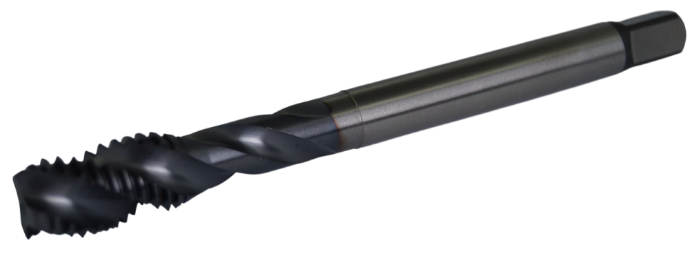 Метчик машинный М12х1,75 мм, HSS-E со спиральной стружечной канавкой, Инреко, угол канавки 40°