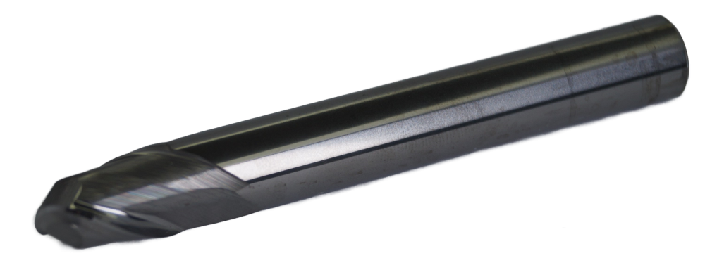 Фреза сферическая, 10х15 мм, 40гр. по алюминию, Инреко