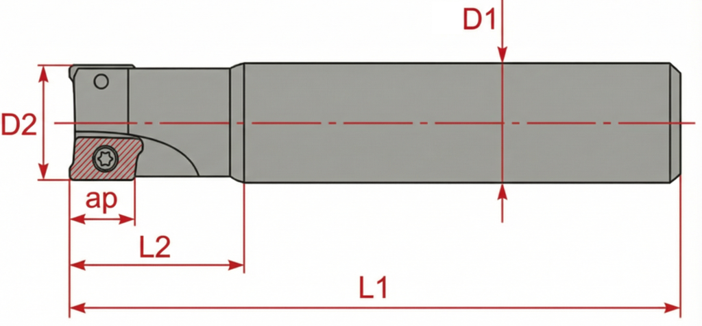 Фреза под сменные пластины