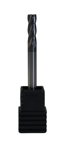 Фреза концевая, 4х12 мм, 30гр. по стали, Инреко