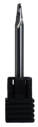 Фреза сферическая, 3х6 мм, 30гр. по алюминию, Инреко