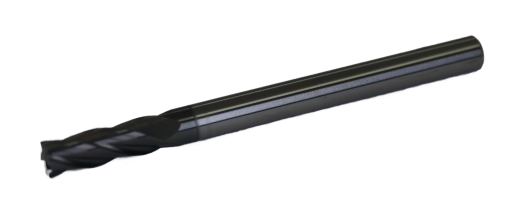 Фреза концевая, 4х12 мм, 30гр. по стали, Инреко