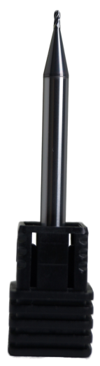 Фреза сферическая, 1х2 мм, 30гр. по стали, Инреко