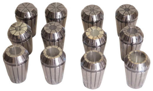 Набор цанг прецизионных в деревянном кейсе <ER20AA-12 pcs